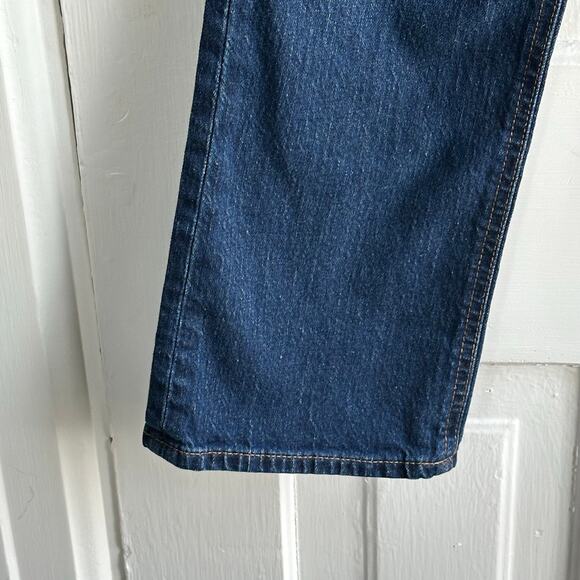 J Crew Mid Rise Flare Crop Jeans Dark Wash - Picture 6 of 10
